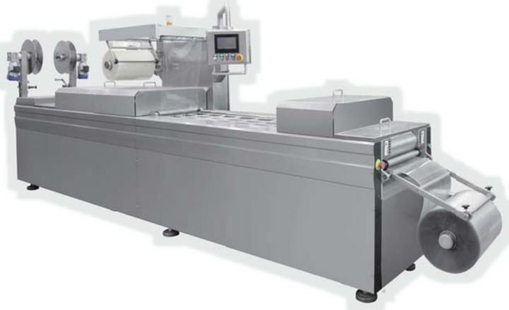 Vertical, pumping and thermoforming vacuum machines