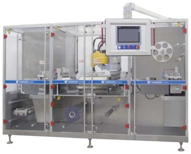 Flat-plate blister machine and blister-cartoning line