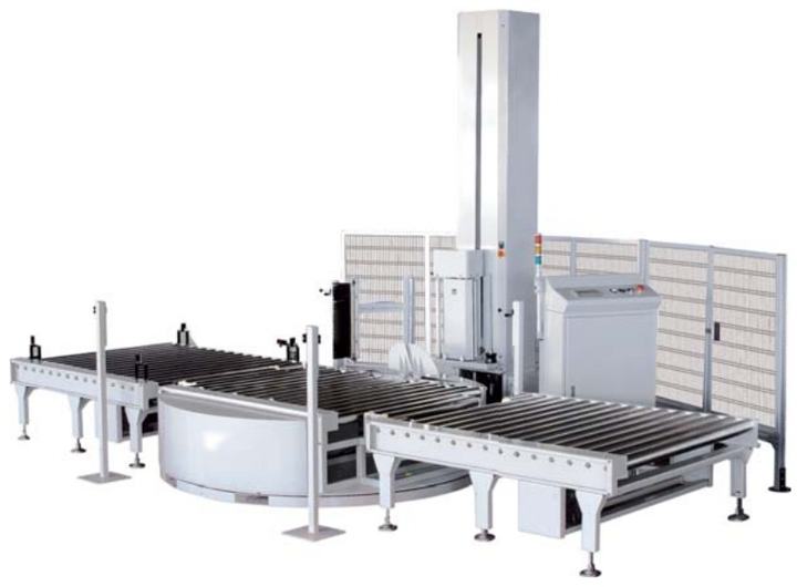 Pallet stretch wrappers with weighing