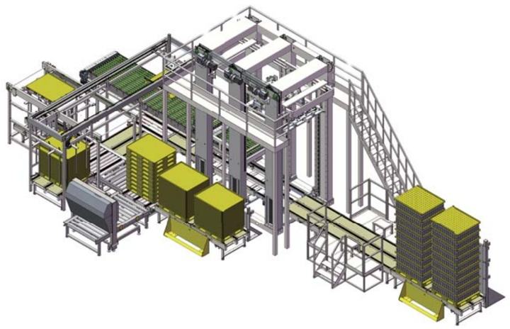 Bottle depalletizers