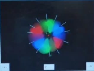 Pantalla de segmentado con IA mostrando las líneas de gajos detectadas